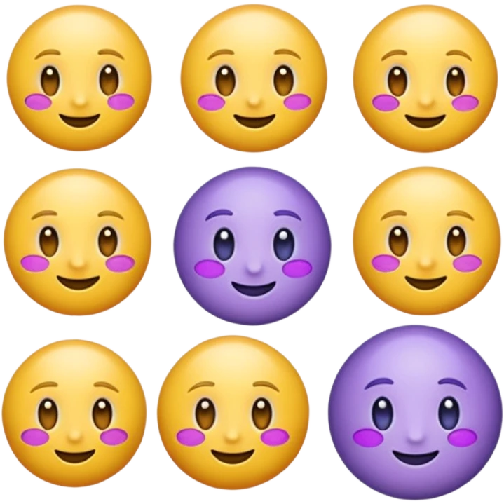 diário lunar lilás emoji