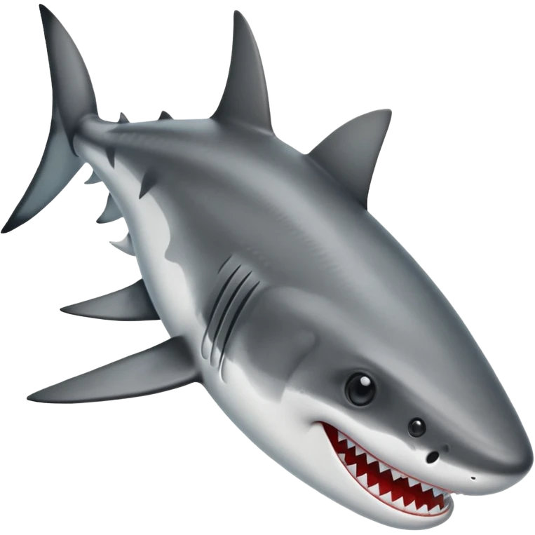Tiburón con zapatos emoji