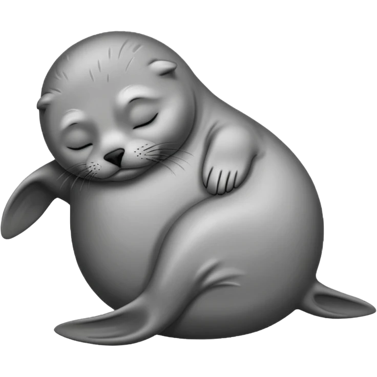 Seal sleeps emoji
