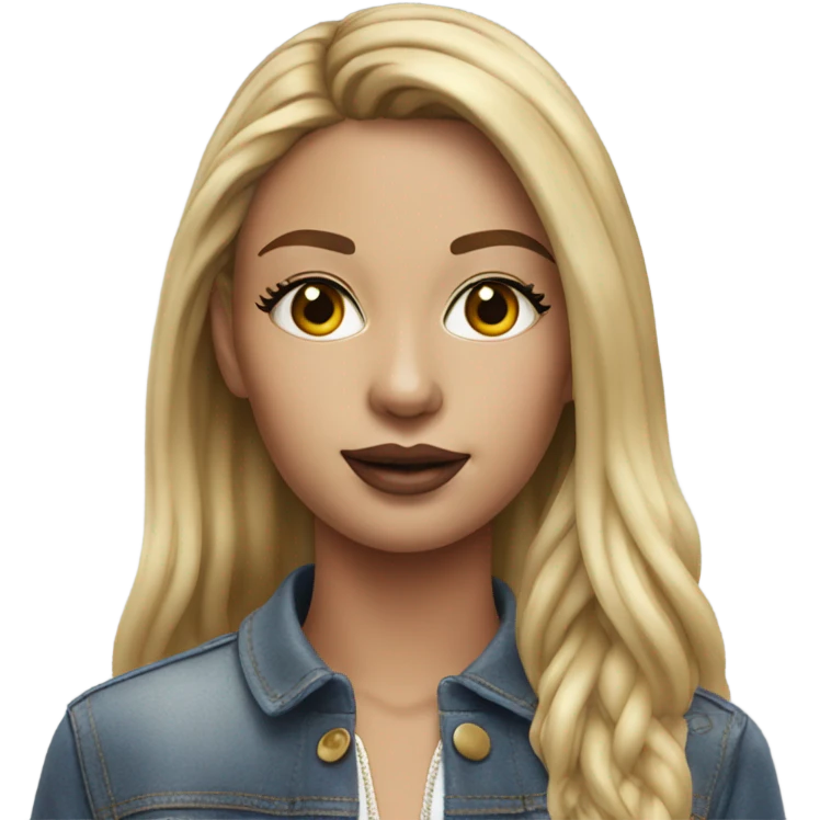 Hyper Realistic runway model  emoji
