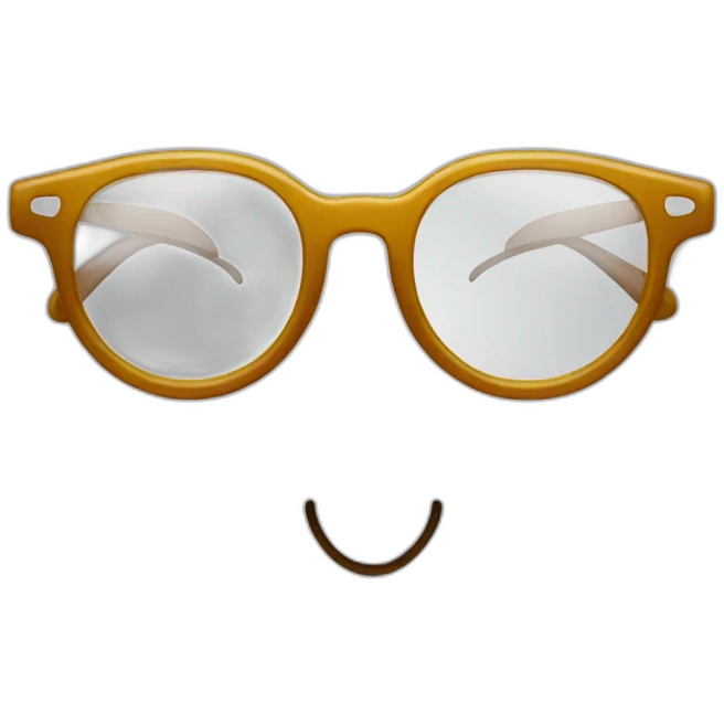 Smiley happy with glasses and nose emoji
