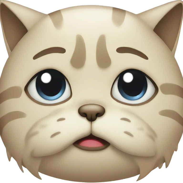sad cat crying emoji