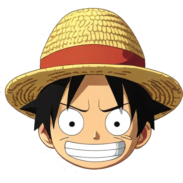 Luffy head emoji