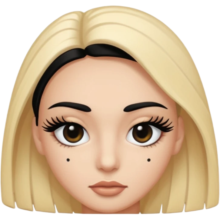 Make again  I want black eye and lash emoji