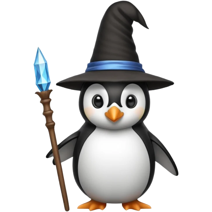 Penguin Wizard emoji