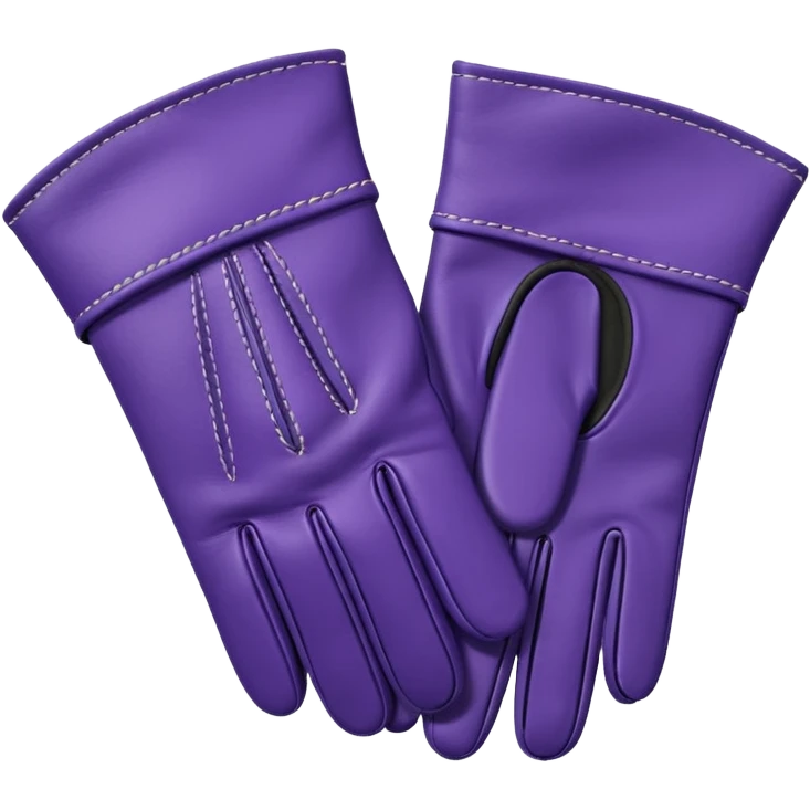 colored gloves emoji