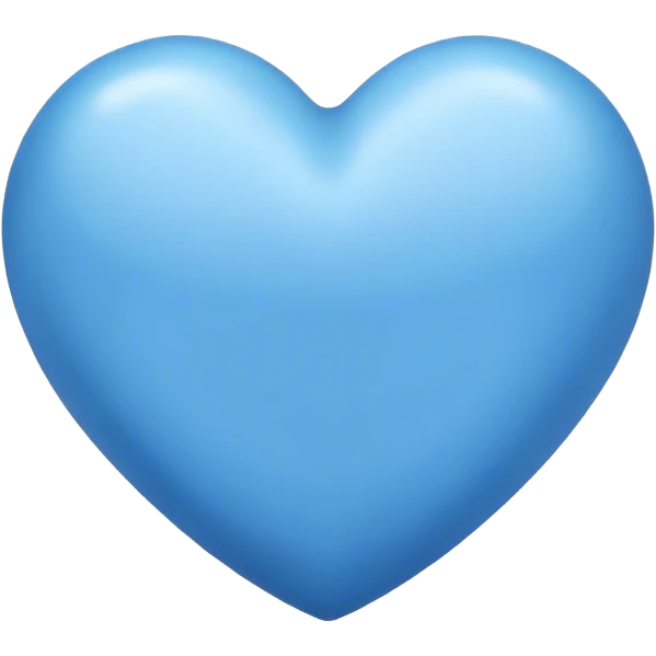 Blue heart emoji