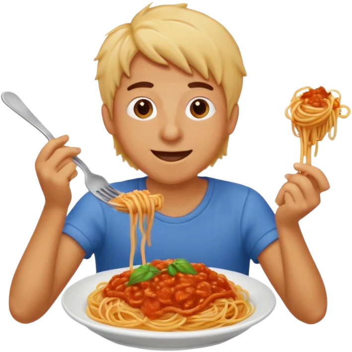 Tung tung sahur eating spaghetti  emoji
