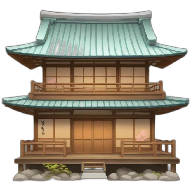 traditional japanese house emoji