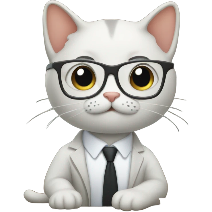 Cat lawyer emoji