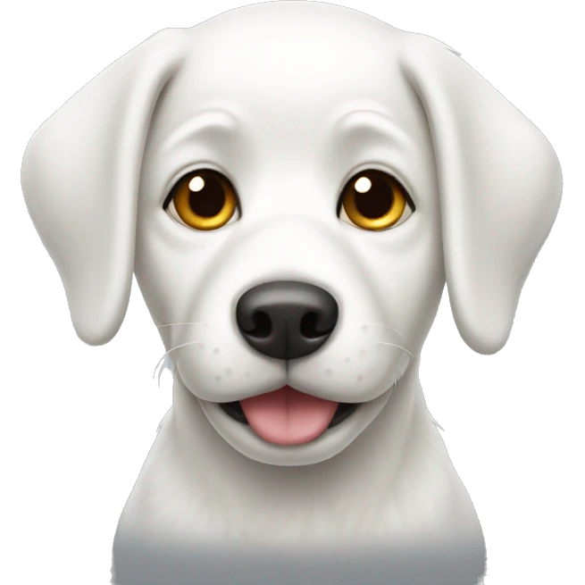 White dog emoji