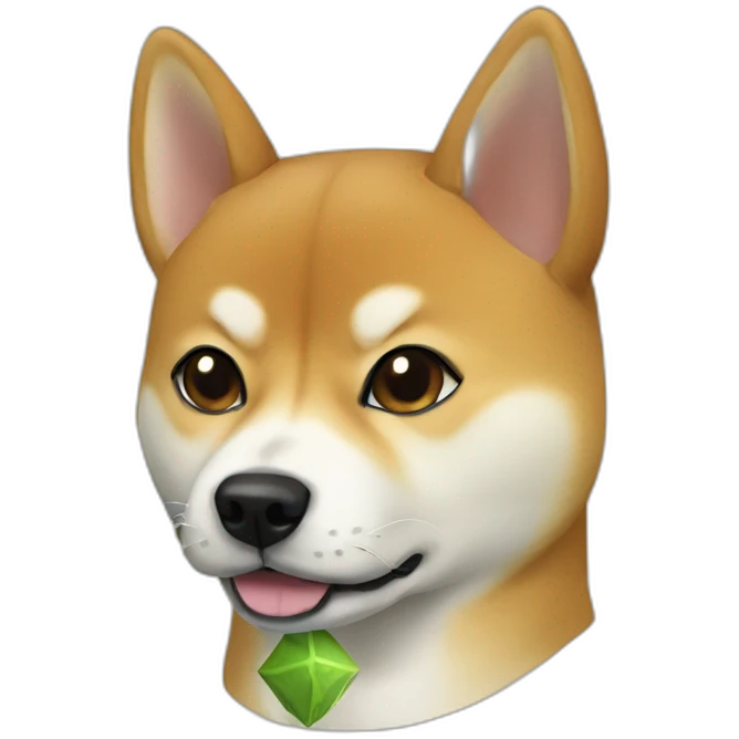 shiba inu with yoda emoji