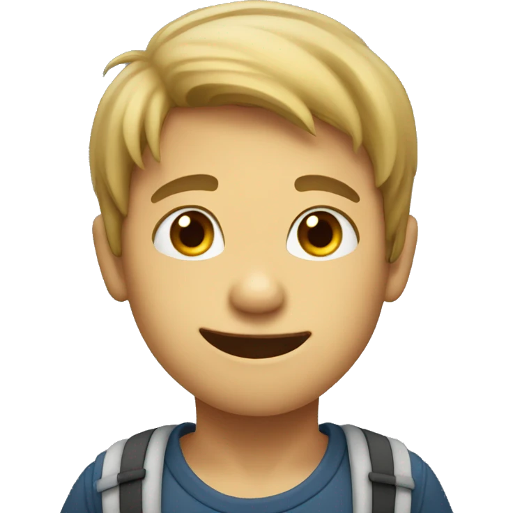 boy saying hello  emoji