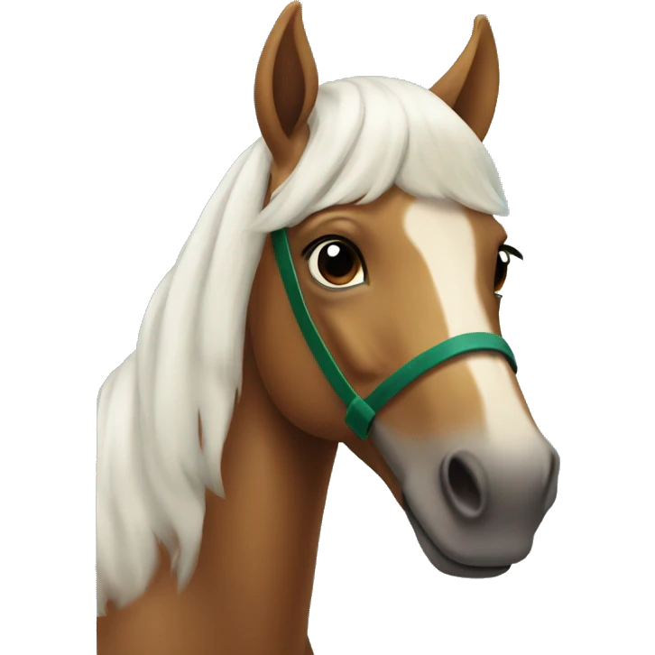 Christmas horse emoji