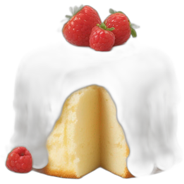 angel food cake emoji