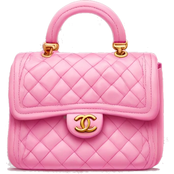Cute pink Chanel bag  emoji