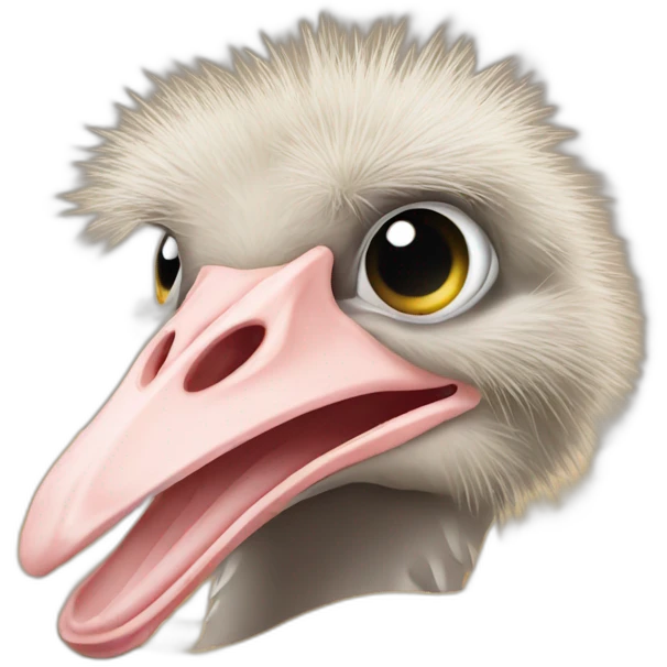 ostrich head in the sand emoji