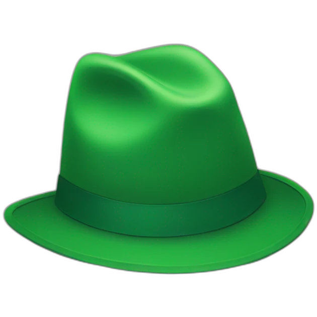 Green hat emoji