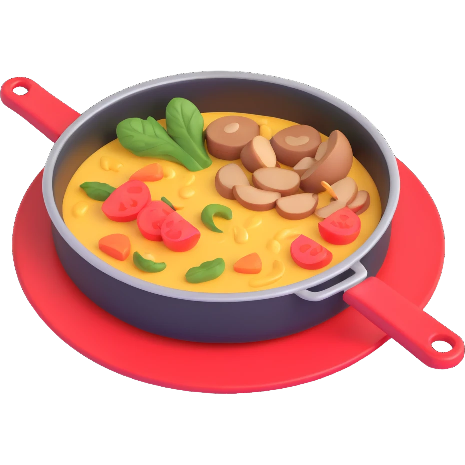 pan with food emoji