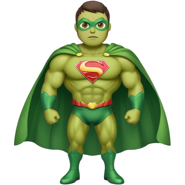 Avocado superhero emoji