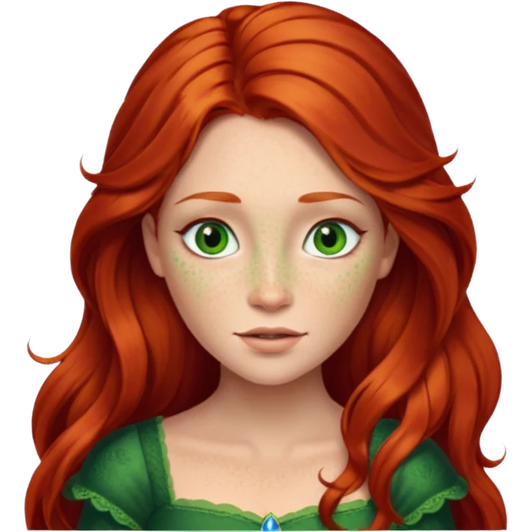 Princess Fiona as a human  emoji