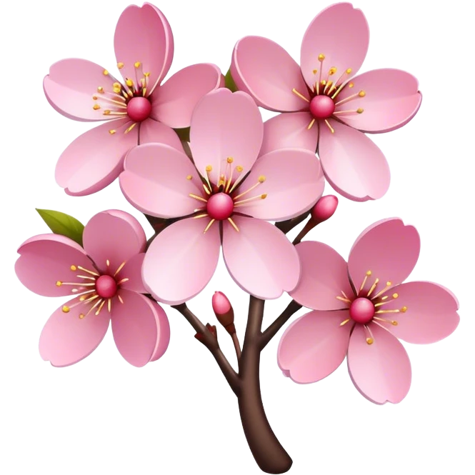 cherry blossom  emoji