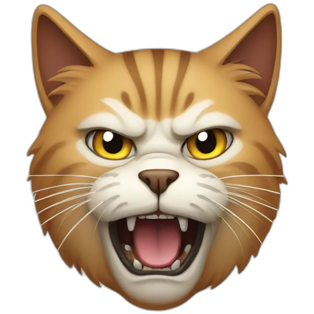 angry cat emoji