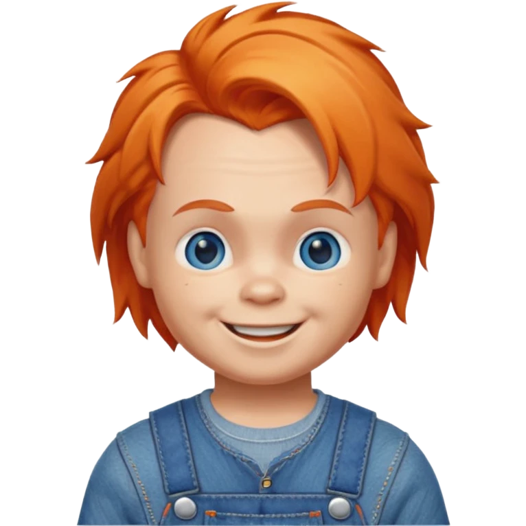 Quiero que me crees un emoji de Chucky emoji