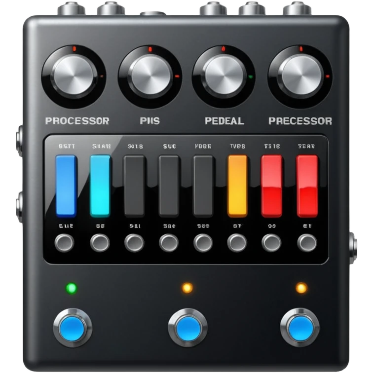Music processor pedal emoji