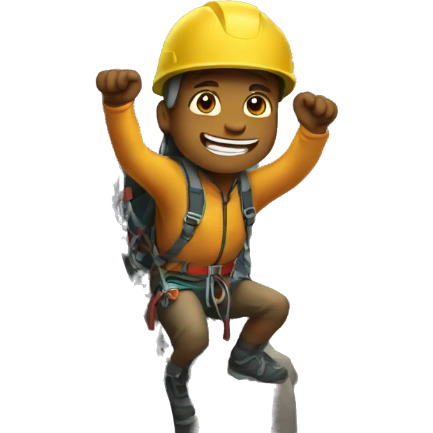 climb mountain emoji