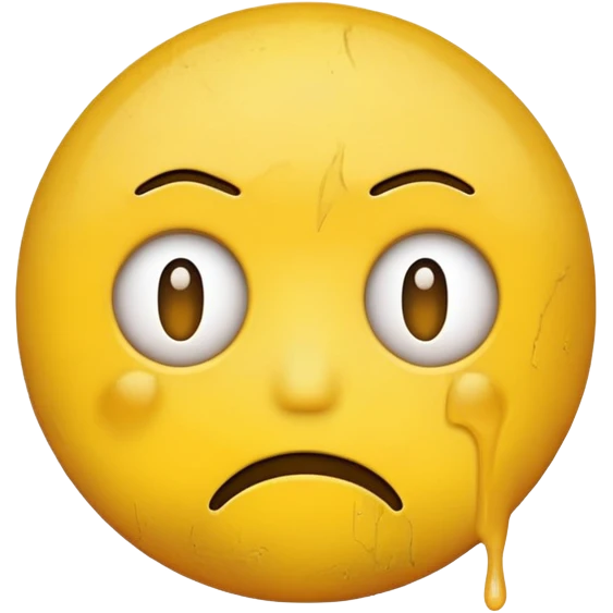 yellow super unbelievably tortured and sad emoji face  emoji
