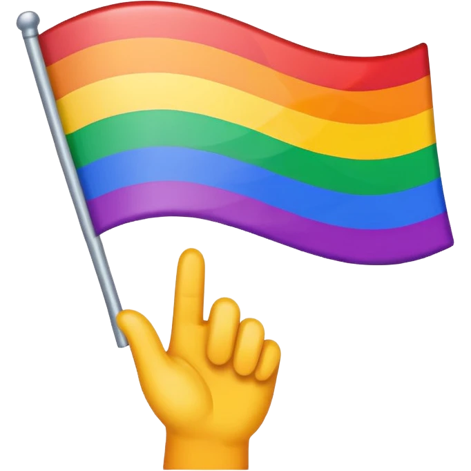 Gay flag emoji
