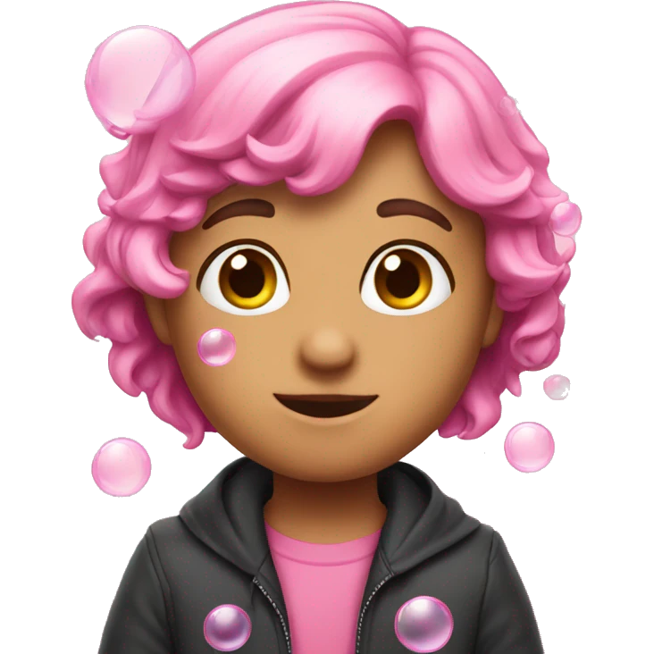 pink bubbles  emoji