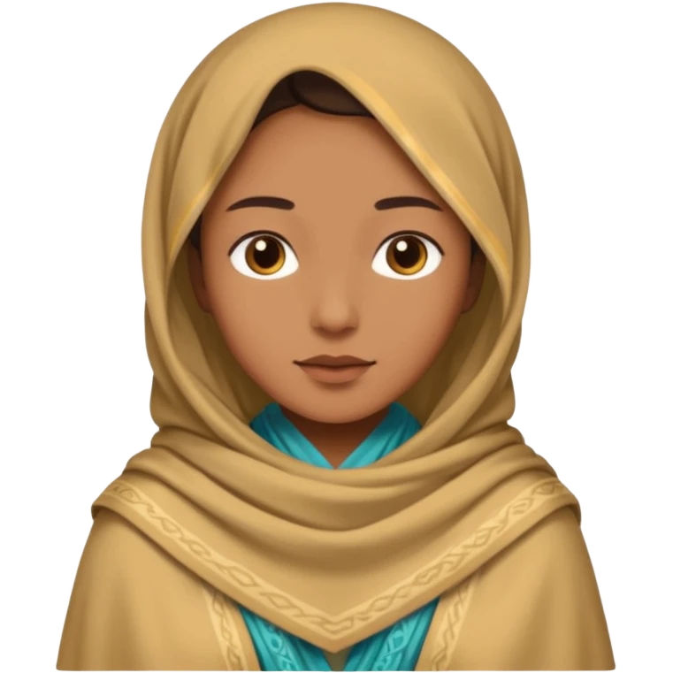 zimbabwe, light brow., 
shawl, kort emoji