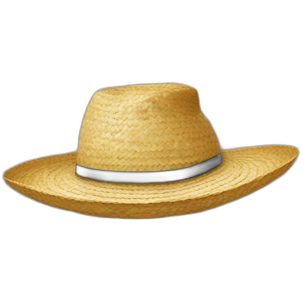 Straw hat emoji
