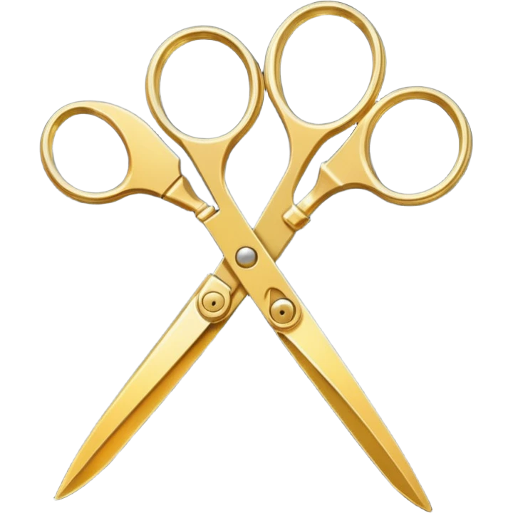 golden scissors emoji