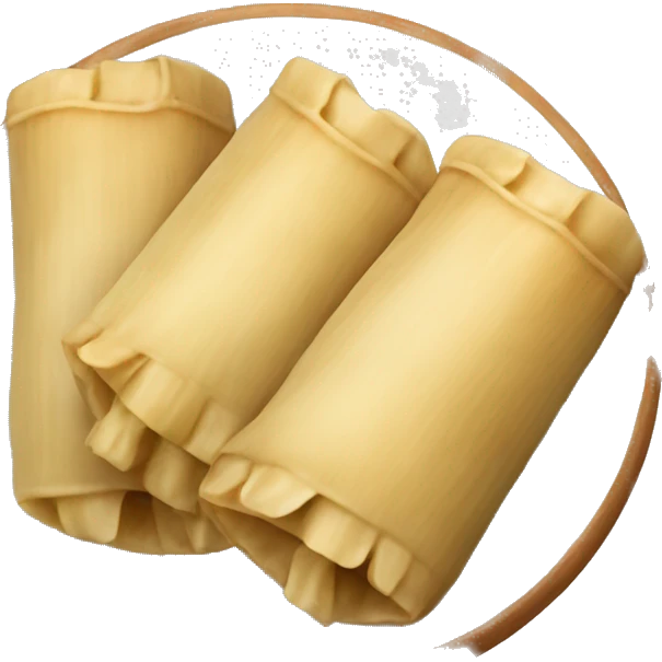Plate of street tamales emoji