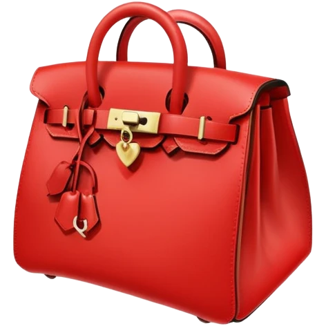 heart shaped birkin bag emoji
