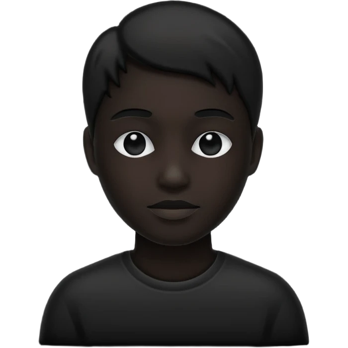 silueta negra persona emoji