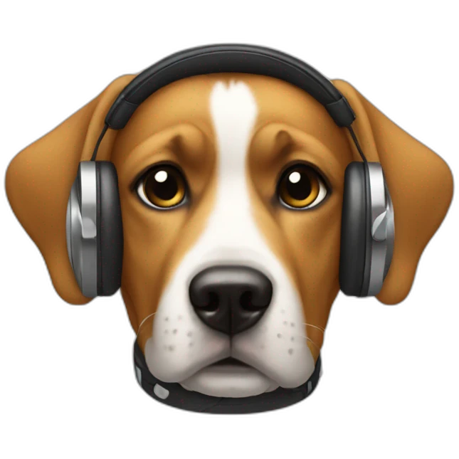 Dj dog emoji