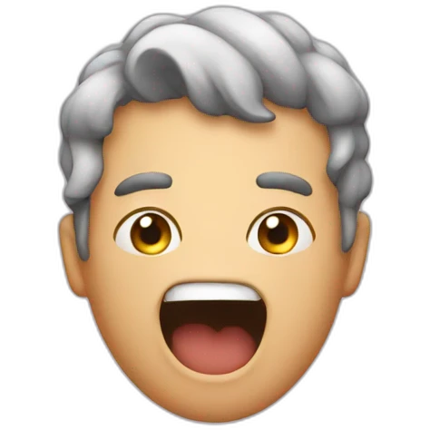 Fart face emoji
