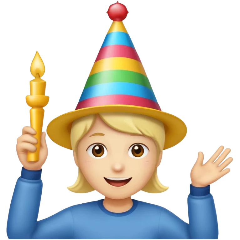 Gorro de cumple  emoji