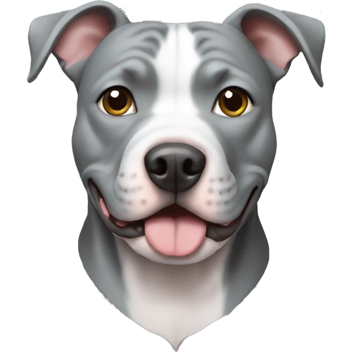 gray pitbull emoji