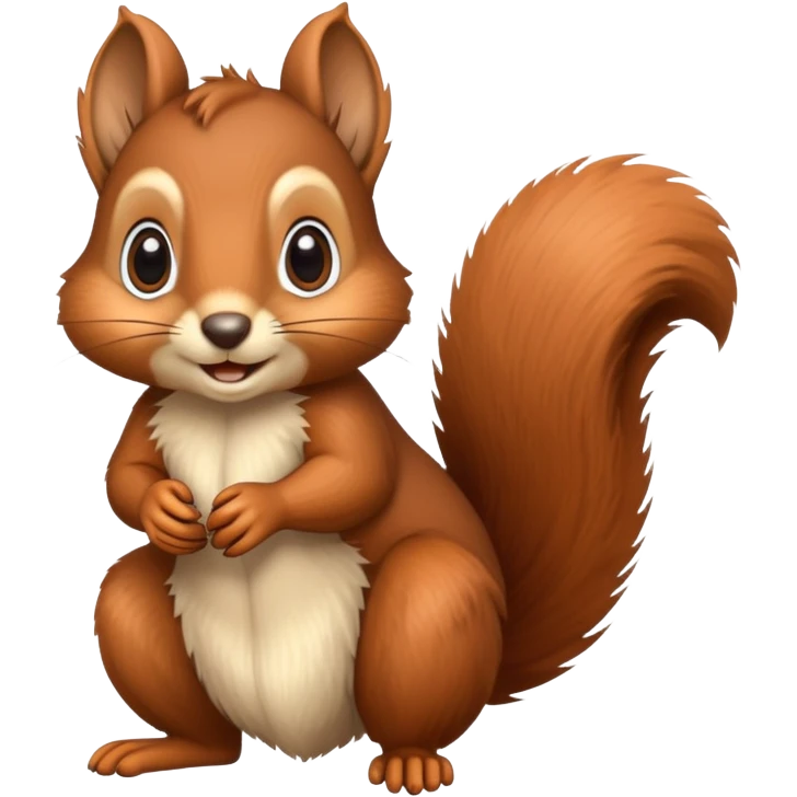 Thinking squirrel emoji