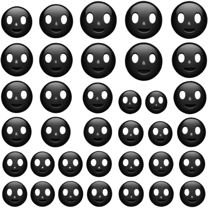 Emoji preto  emoji