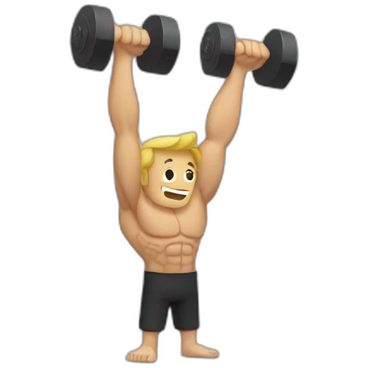 single arm bicep curls dumbbells emoji