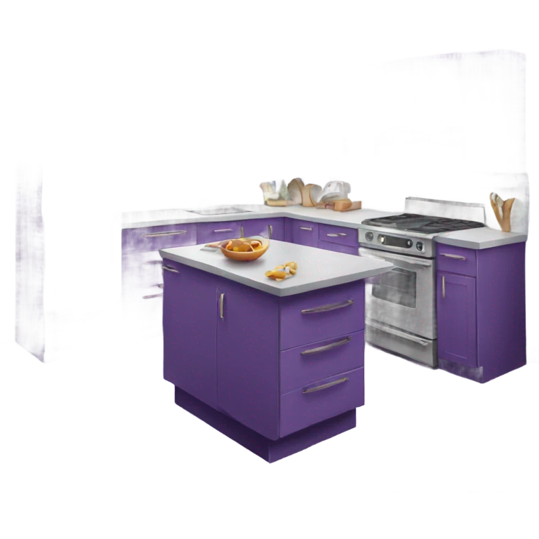 Purple kitchen emoji