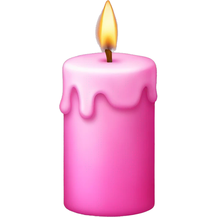 pink candle emoji