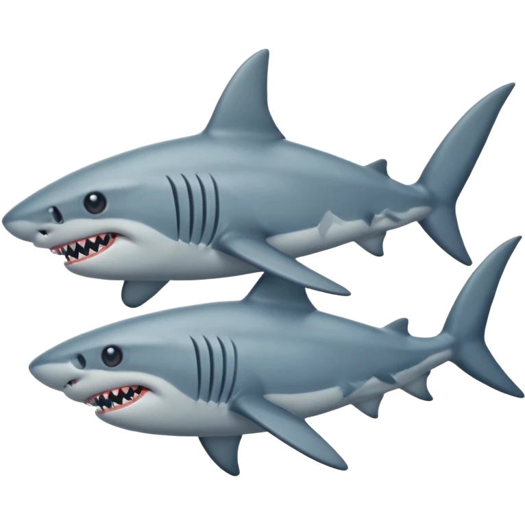 Акула с двумя головами emoji