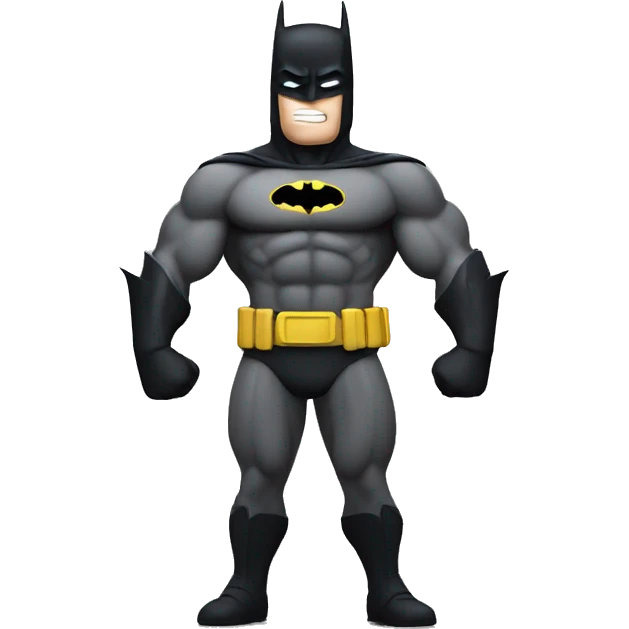 Batman flexing emoji